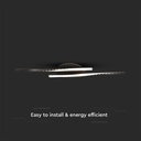 V-TAC Lámpara de techo de diseño - IP20 - Cuerpo negro - 12W - 1280 Lumens - 3000K-extra-4.webp