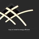 V-TAC Luz de Techo de Diseño - IP20 - Cuerpo Negro - 24W- 2500 Lumens - 3000K-extra-4.webp