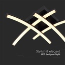 V-TAC Luz de Techo de Diseño - IP20 - Cuerpo Negro - 24W- 2500 Lumens - 3000K-extra-5.webp