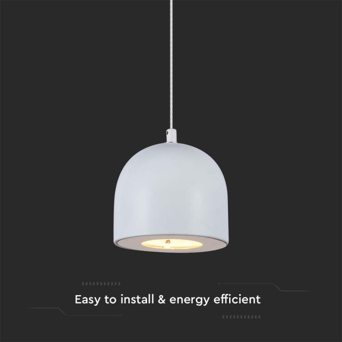 V-TAC Luz de Techo de Diseño - IP20 - Cuerpo Gris Claro - 8.5W- 850 Lumens - 3000K-extra-4.webp