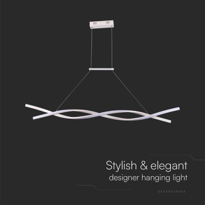 V-TAC Luz de Techo de Diseño - IP20 - Cuerpo Blanco - 30W - 3450 Lumens - 3000K-extra-5.webp