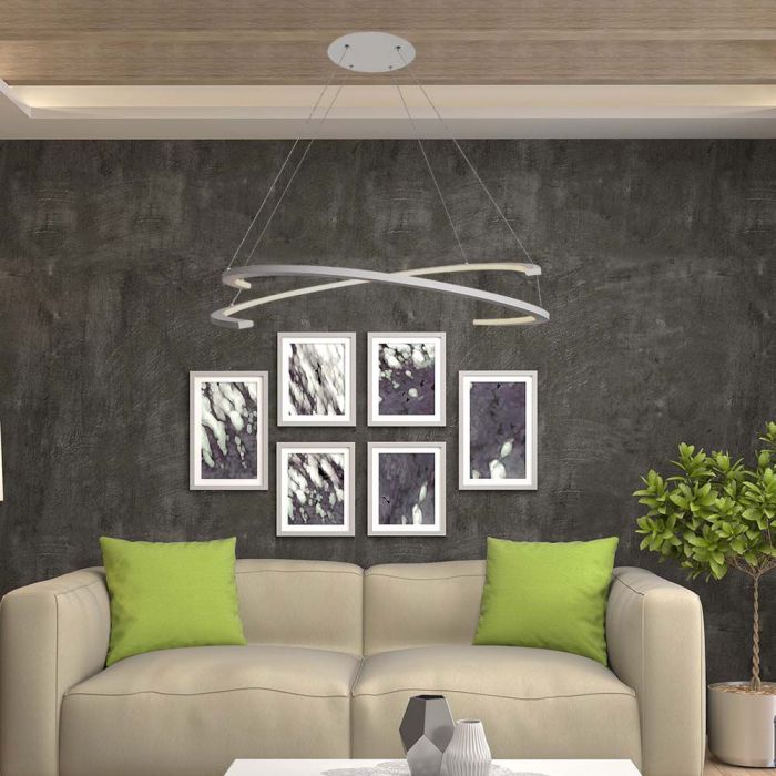 V-TAC Luz de Techo de Diseño - IP20 - Cuerpo Blanco - 48W- 5150 Lumens - 3000K-extra-2.webp