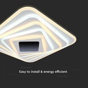 V-TAC Luz de Techo de Diseño - IP20 - Cuerpo Blanco - 150W- 15500 Lumens - 3IN1-extra-4.webp