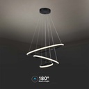 V-TAC Lámpara de techo de diseño - IP20 - Negra - 2W - 3880 Lumens - 3000K-extra-6.webp