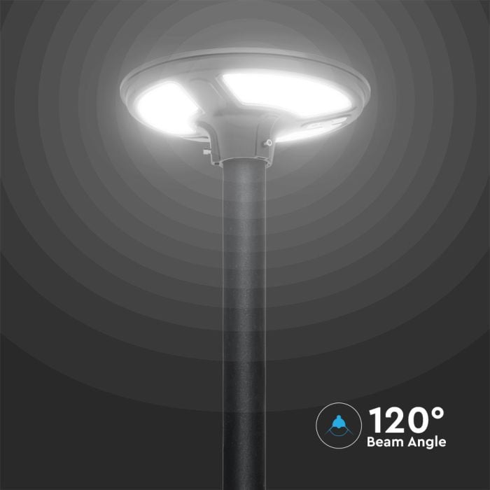 V-TAC Solar Sensor Luz Jardín - IP65 Impermeable - Negro - 10W - 1500 Lumens - 6500K-extra-7.webp