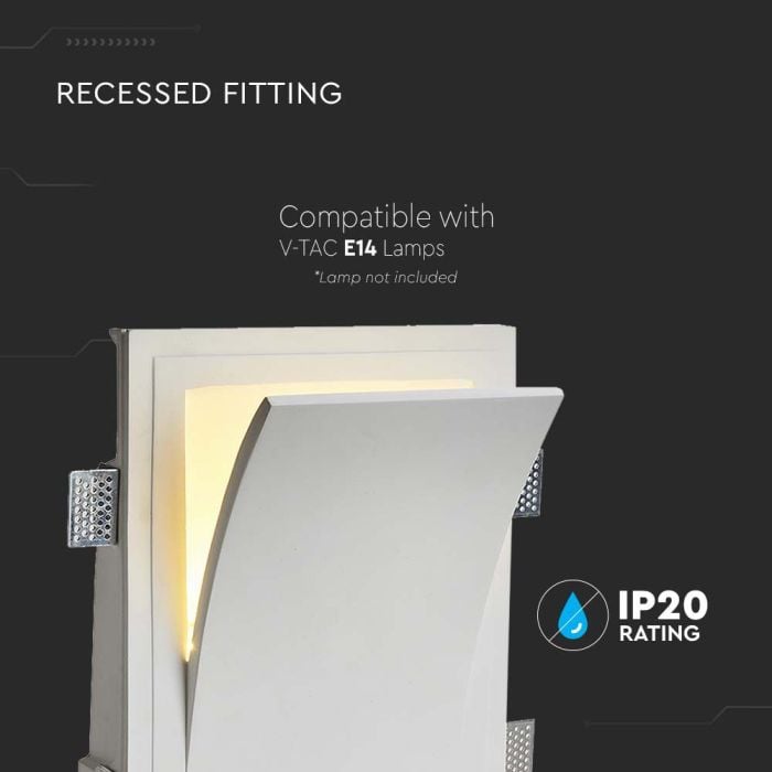 V-TAC LED Dicroica - E14 Iluminación de pared - IP20 - Blanco-extra-3.webp