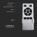 Ventilador de techo V-TAC - Motor DC - Blanco - 35W- 1500 Lumens - 3IN1-extra-8.webp