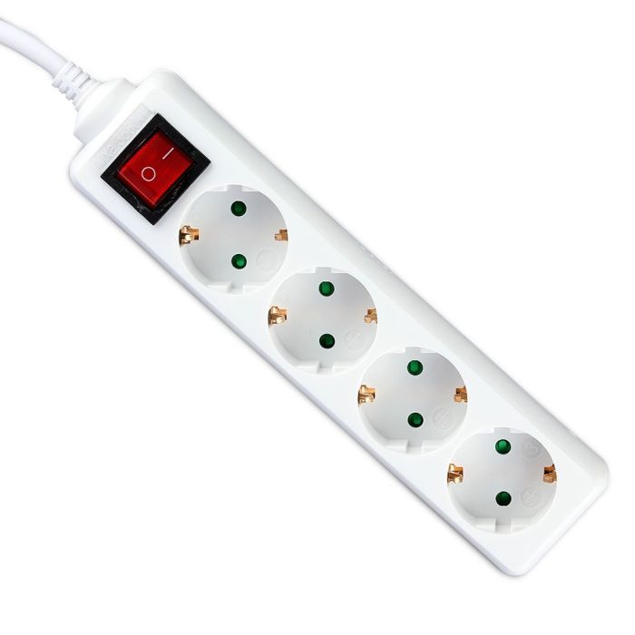 V-TAC Adaptadores y Tomas - 4 Vías - Interruptor Extensión Toma - IP20 - Blanco - 1.5m Cable-extra-8.webp