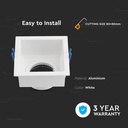 Foco LED V-TAC - Empotrable - GU10 - IP20 - Blanco-extra-5.webp