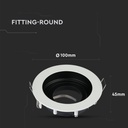 V-TAC LED Aro redondo - Empotrable - GU10 - IP20 - Blanco-extra-2.webp