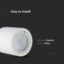 V-TAC LED Aro redondo - Accesorios de superficie - GU10 - IP20 - Blanco-extra-4.webp