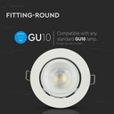 V-TAC LED Aro  - Zoom Fitting - GU10 - IP20 - Blanco-extra-3.webp