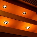 V-TAC LED  Aro de yeso redondo - Empotrable - GU10 - IP20 - Blanco + Oro rosa mate-extra-1.webp