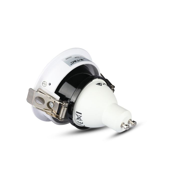 V-TAC LED Aro redondo - Empotrable - GU10 - IP20 - Blanco + Negro-extra-8.webp