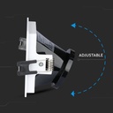 V-TAC Aro  cuadrado LED - Empotrable - GU10 - IP20 - Blanco + Negro-extra-5.webp