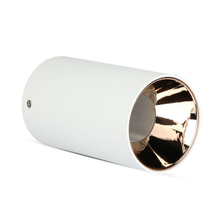V-TAC LED Aro redondo - Accesorios de Superficie - GU10 - IP20 - Blanco + Oro Rosa-extra-7.webp