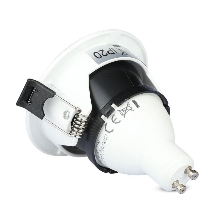 V-TAC LED Aro redondo - Empotrable - GU10 - IP20 - Blanco + Negro-extra-10.webp