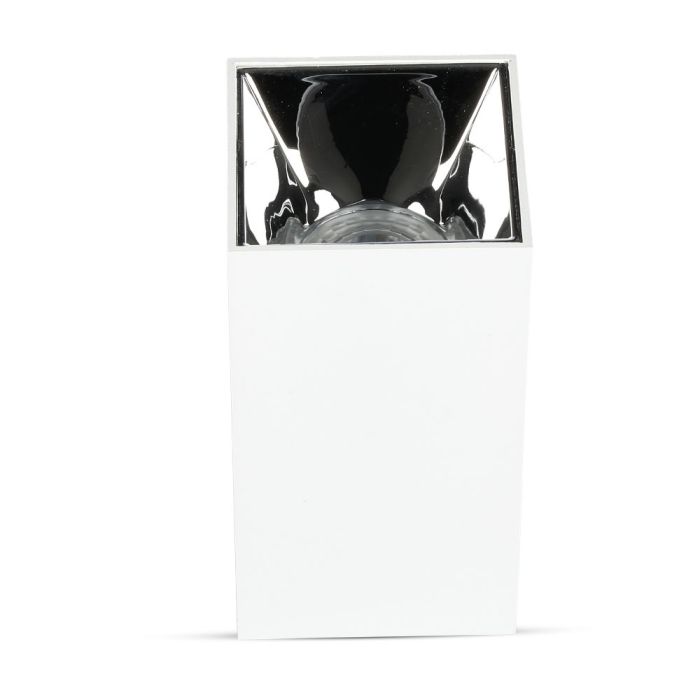 V-TAC Aro cuadrado LED - Accesorios de Superficie - GU10 - IP20 - Blanco + Cromo-extra-8.webp