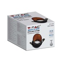 V-TAC LED Aro redondo - Empotrables - GU10 - IP20 - Negro-extra-5.webp