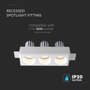 Foco LED V-TAC - Empotrable - GU10 - IP20 - Blanco-extra-3.webp