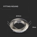 Aro redondo LED V-TAC - Empotrable - GU10 - IP20 - Negro satinado-extra-6.webp