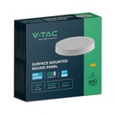 Mini panel LED V-TAC - Samsung - Superficie retroiluminada - IP20 - Blanco - 6W- 660 Lúmenes - 3000K-extra-6.webp