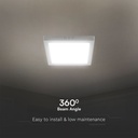 Mini panel LED V-TAC - Samsung - Superficie retroiluminada - IP20 - Blanco - 6W - 660 Lúmenes - 4000K-extra-5.webp