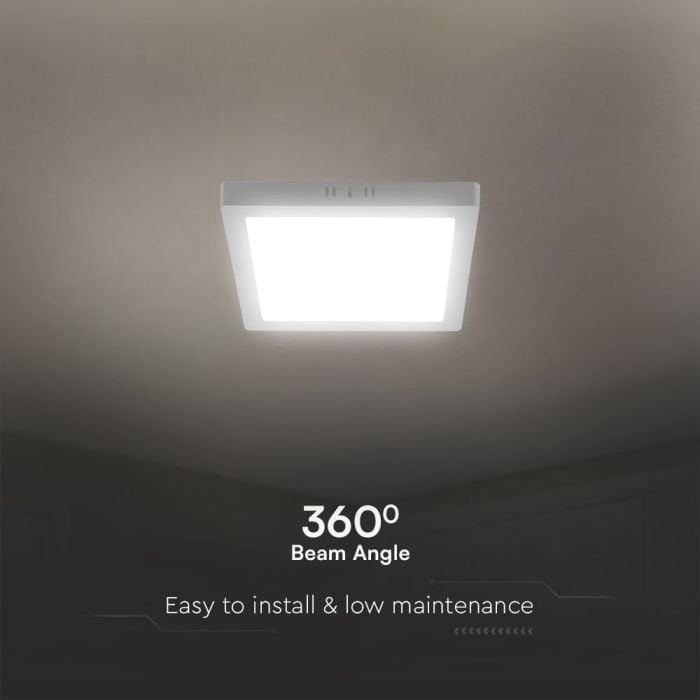 Mini panel LED V-TAC - Samsung - Superficie retroiluminada - IP20 - Blanco - 6W- 660 Lúmenes - 6500K-extra-5.webp