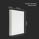 Mini panel LED V-TAC - Samsung - Superficie retroiluminada - IP20 - Blanco - 12W - 1200 Lúmenes - 4000K-extra-3.webp