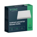 V-TAC LED Mini Panel - Superficie Retroiluminada - IP20 - Cuerpo Blanco - 24W- 2500 Lumens - 3000K-extra-6.webp