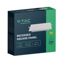 V-TAC LED Mini Panel - Superficie Retroiluminada - IP20 - Cuerpo Blanco - 3W - 330 Lumens - 3000K-extra-6.webp