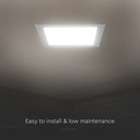 V-TAC LED Mini Panel - Retroiluminado Empotrado - IP20 - Cuerpo Blanco - 18W- 1980 Lúmenes - 6500K-extra-5.webp