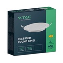 V-TAC LED Mini Panel - Retroiluminado Empotrado - IP20 - Blanco - 6W - 660 Lúmenes - 4000K-extra-6.webp