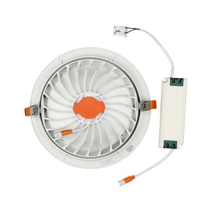 V-TAC LED PRO Foco empotrable Ajustable - Samsung - IP20 - 30W - 2920 Lumens - 6400K-extra-8.webp