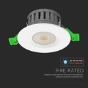 V-TAC LED Redondo Fire Rated Down Light - IP65 Impermeable - Cromo - 8W- 830 Lumens - 4IN1-extra-4.webp