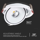 V-TAC LED Foco Ajustable - IP20 - 12W - 785 Lumens - 3IN1-extra-6.webp
