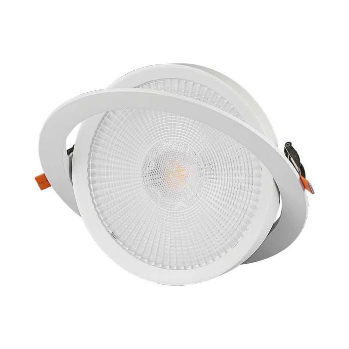 V-TAC LED Foco empotrable Ajustable - Samsung - IP20 - Blanco - 20W - 1865 Lumens - 3000K-extra-6.webp