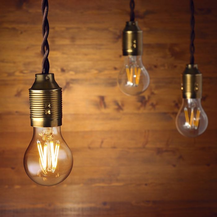 Bombilla LED V-TAC - E27 Transparente - Filamento - A60 - Soporte E27 - IP20 - 6W - 600 Lumens - 3000K - Pack de 25-extra-2.webp