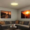 V-TAC LED Plafón redondo - Samsung - Sensor - IP44 - Blanco - 24W- 2500 Lumens - 4000K - 350MM-extra-2.webp