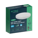 V-TAC LED Plafón redondo - Samsung - Sensor - IP44 - Blanco - 18W- 1830 Lumens - 6500K - 295MM-extra-9.webp