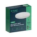 V-TAC LED Plafón redondo - Sensor - IP44 - Blanco - 18W- 1830 Lumens - 6500K-extra-9.webp