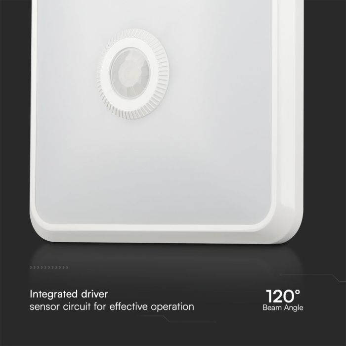 V-TAC LED Luz Techo - Sensor PIR - Samsung - IP20 - Blanco - 12W - 1100 Lumens - 3IN1-extra-7.webp