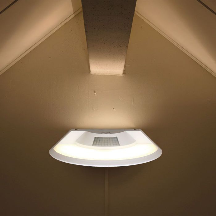 Aplique LED V-TAC - Sensor PIR - Samsung - IP54 - Blanco - 10W - 900 Lumens - 4000K-extra-1.webp