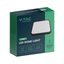 V-TAC LED Plafón cuadrado - IP44 - Negro - 24W - 2400 Lumens - 3000K - 295MM-extra-7.webp