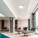 V-TAC LED Plafón cuadrado - IP44 - Negro - 18W - 1800 Lumens - 3000K - 225MM-extra-2.webp