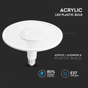 Bombilla LED V-TAC - Samsung - Bombilla acrílica PRO - IP20 - Blanca - 11W- 900 Lúmenes - 6400K - Pack de 4-extra-6.webp