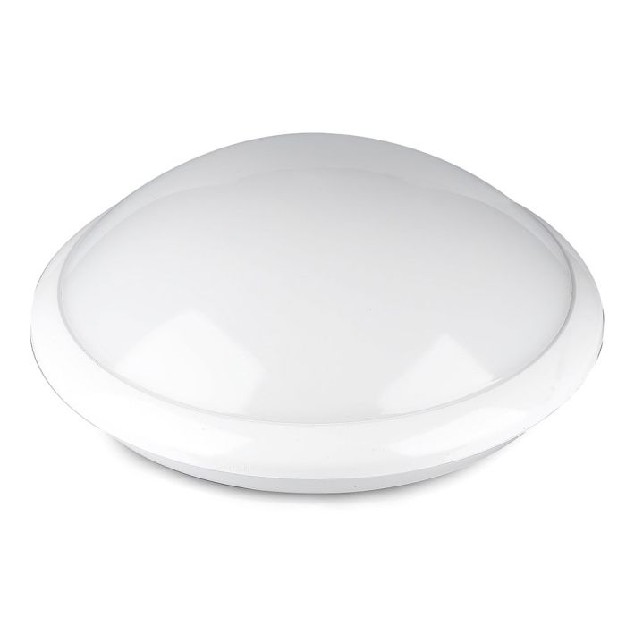 Luz de Cúpula Redonda LED V-TAC  - Sensor Microondas - IP44 - Blanco - 296mm-extra-3.webp