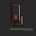 V-TAC Aplique LED Moderno - IP20 - Cuerpo Corten - 20W - 2400 Lumens - 3000K-extra-6.webp