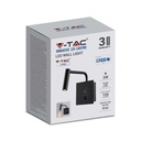 V-TAC LED Lámpara de pared- Side Light - IP20 - Negro - 3W - 150 Lumens - 3000K-extra-9.webp