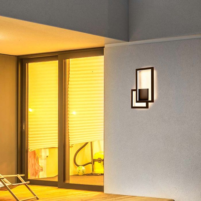 V-TAC Aplique LED Moderno - IP20 - Cuerpo Corten - 20W - 2400 Lumens - 3000K-extra-2.webp